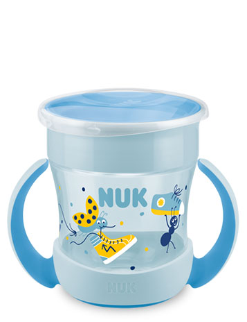 à partir de 8 mois 230ml Gravure Frozen NUK Magic Cup tasse avec gravure personnelle bleu 