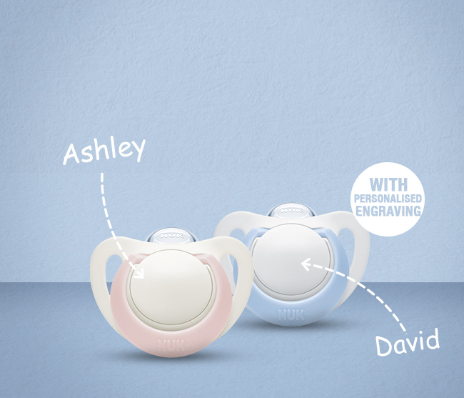 personalised nuk dummies